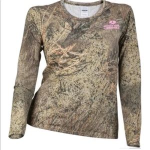 Mossy oak Brush long sleeve ladies t-shirt